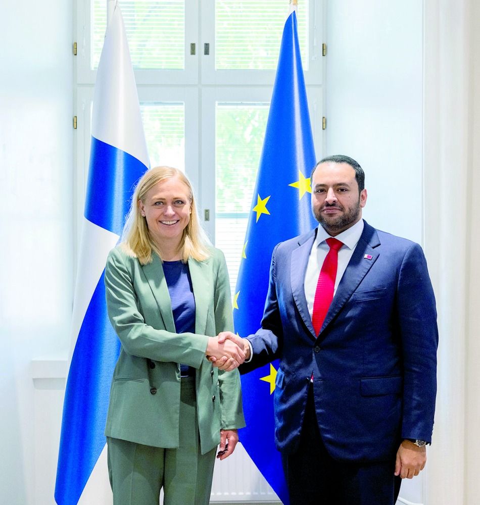 فنلندا تشكر قطر على جهود الوساطة في غزة ولمّ شمل الأطفال الأوكرانيين