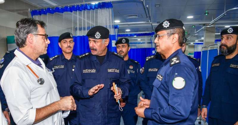 وكيل «الداخلية» يطمئن على مصابي حريق المنقف