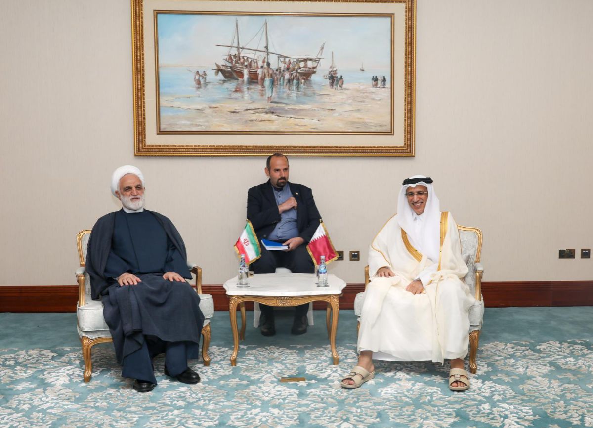 قطر وإيران توقعان مذكرة تفاهم بشأن التعاون القضائي الفني الثنائي