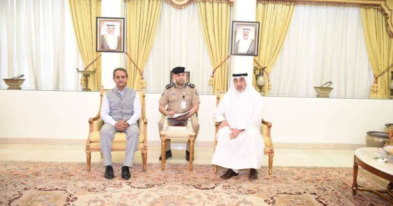 اليوسف يستقبل وزير الشؤون الخارجية الهندي ورئيس لجنة العمال في الكونغرس الفلبيني