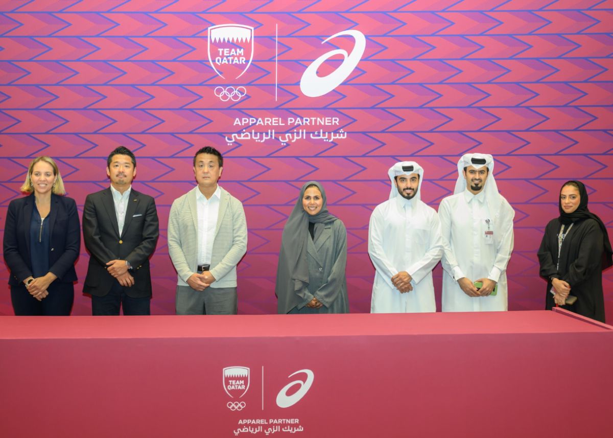 اللجنة الأولمبية القطرية توقع اتفاقية شراكة رياضية مع شركة أسيكس