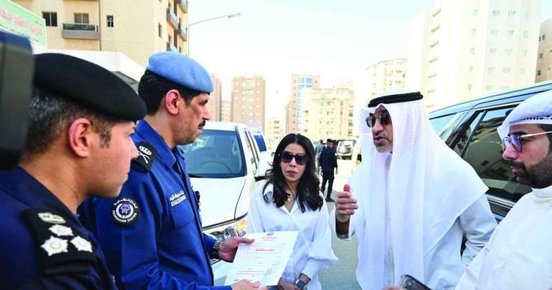 اليوسف: سمو الأمير أمر بصرف مبلغ مالي لعوائل ضحايا «حريق المنقف»