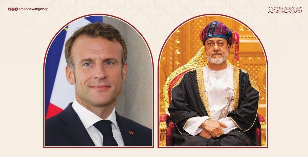 جلالة السُّلطان يتلقى اتصال شكر وتقدير من الرئيس الفرنسي