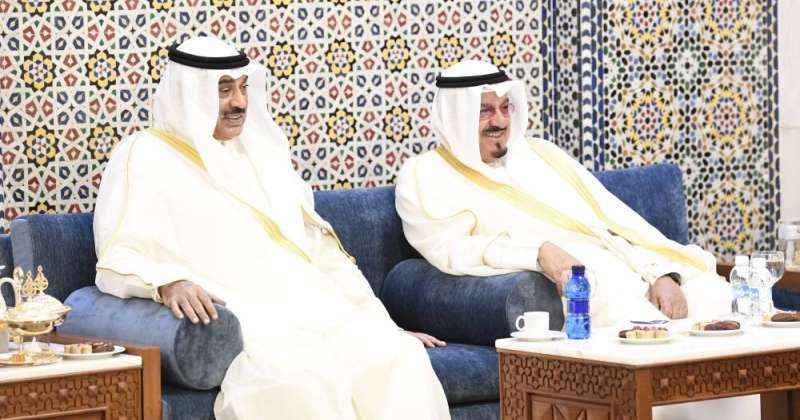 سمو ولي العهد يؤدي صلاة العيد في مسجد الدولة الكبير