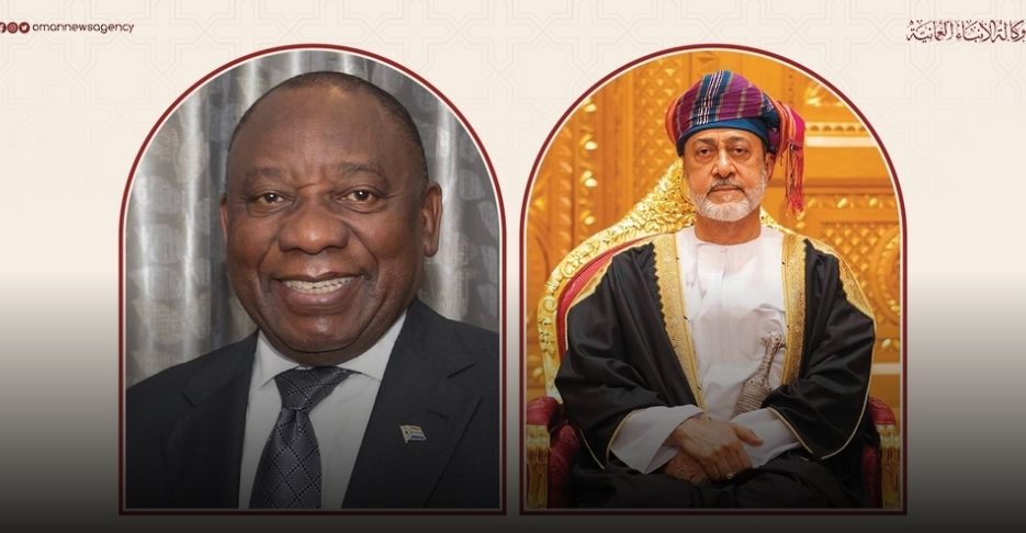 جلالةُ السُّلطان المعظم يهنّئ رئيس جمهورية جنوب أفريقيا