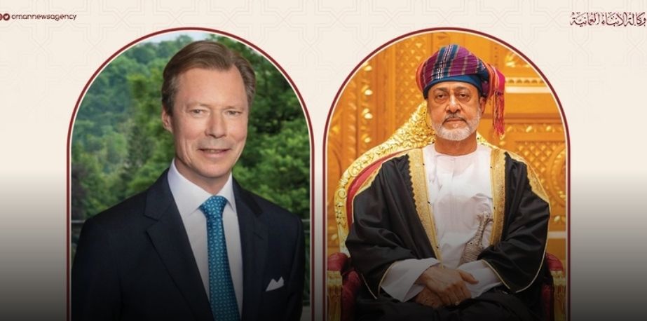 جلالةُ السُّلطان المعظم يهنّئ دوق دوقية لكسمبورج الكبرى