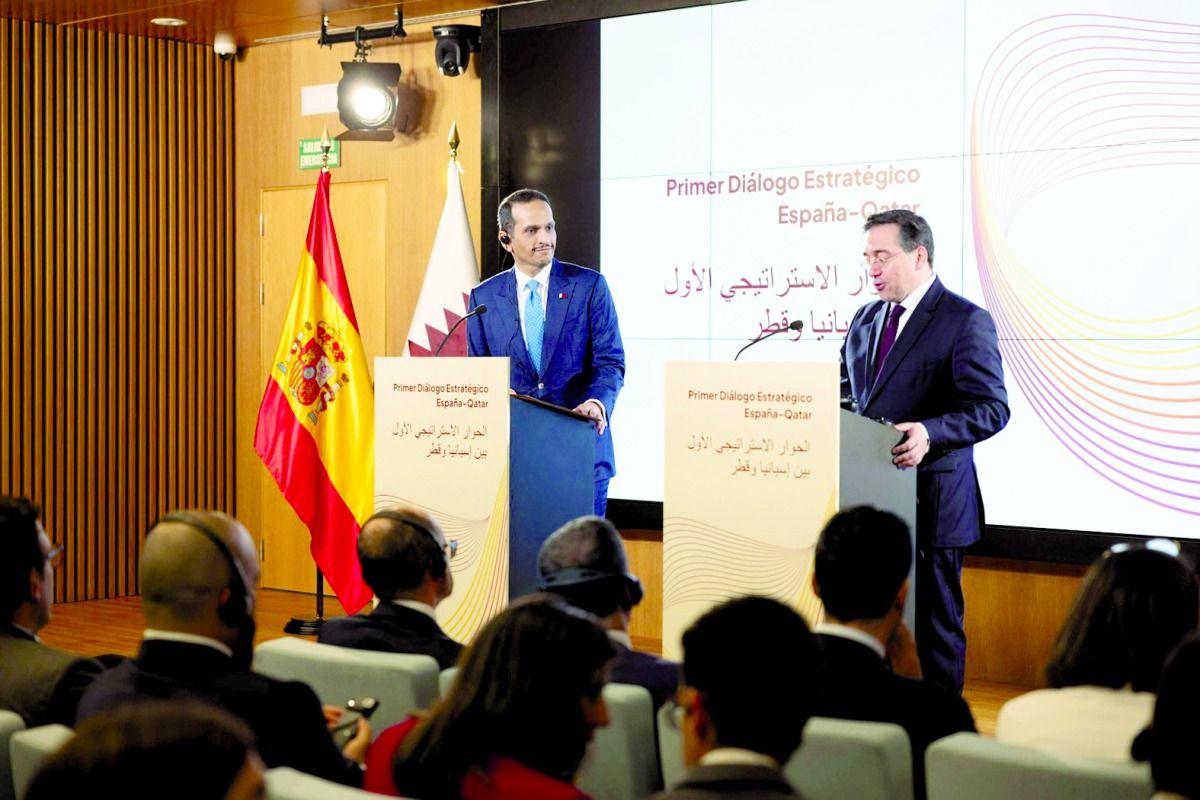 التزام قطري - إسباني بتعميق الشراكة الإستراتيجية