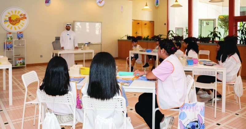 جانب من برنامج «كونا» التدريبي للأطفال