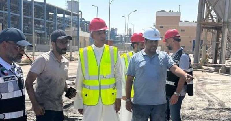 بوشهري يتفقد سير العمل في محطة الزور الجنوبية عقب حريق محدود