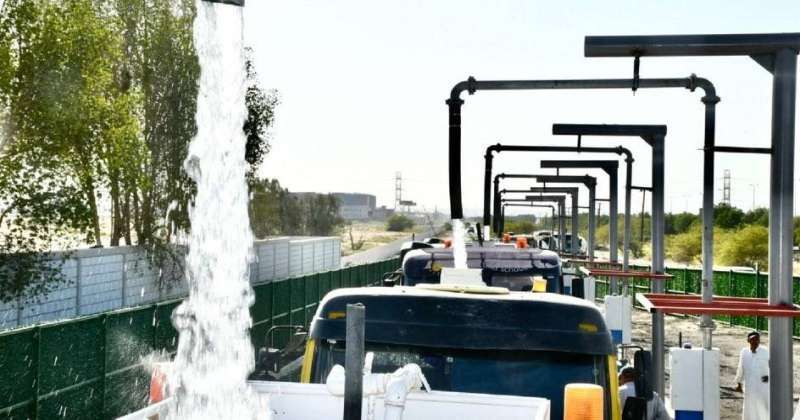 افتتاح محطة أمغرة لتعبئة المياه