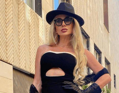 ميريام كلينك نزلة رقص بالمايوه على السرير