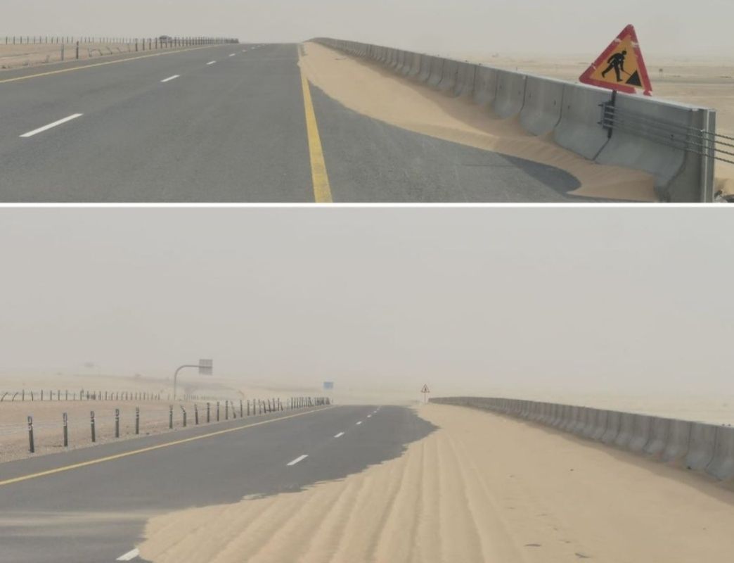 على مستخدمي الطريق العام “هيماء – ثمريت” الانتباه .. لهذا السبب