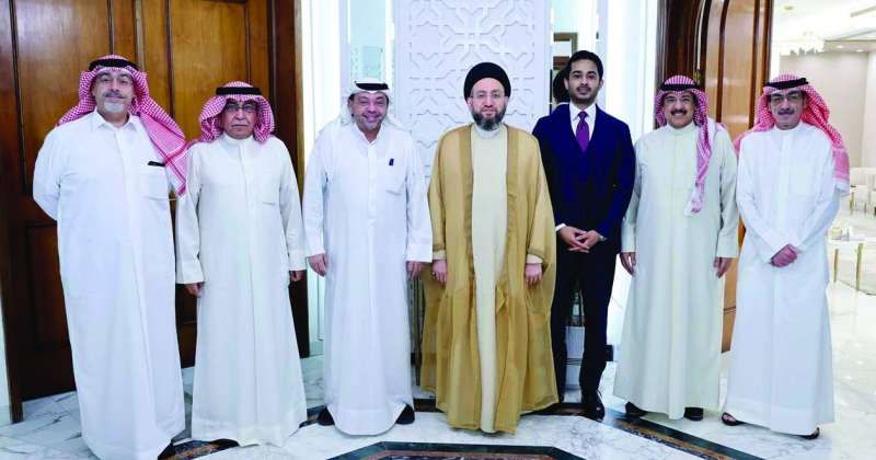 عمار الحكيم لوفد «الصحافيين»: تفعيل المشتركات بين الكويت والعراق