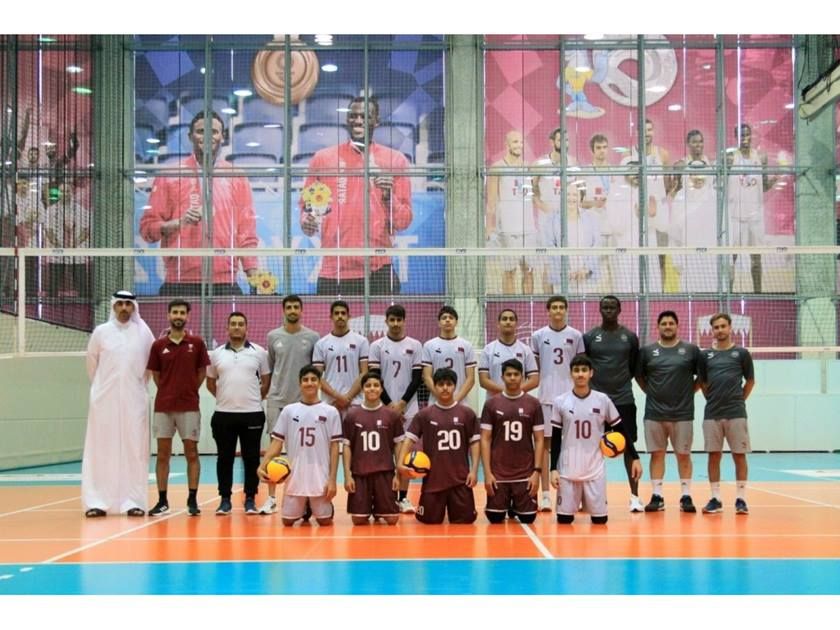 المنتخب القطري للكرة الطائرة للناشئين يلتقي نظيره البحريني في البطولة العربية غدا