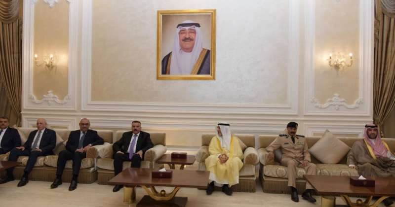 اليوسف يستقبل وزير الداخلية العراقي