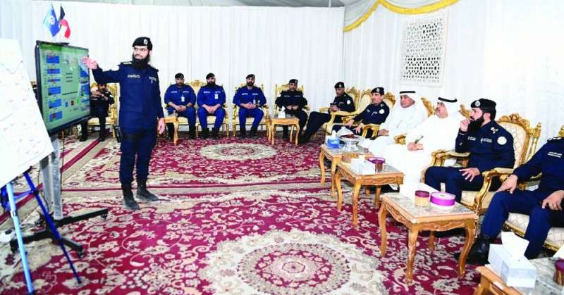 الأصفر يستمع إلى شرح عن خطة تأمين الحسينيات