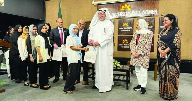 جانب من حفل التخرج