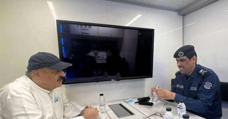 وزير الصحة تفقد موقع الحريق بمستشفى مبارك