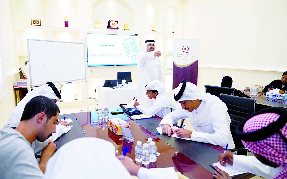 «الإعلامي القطري» يختتم دورة التحدث أمام الجمهور