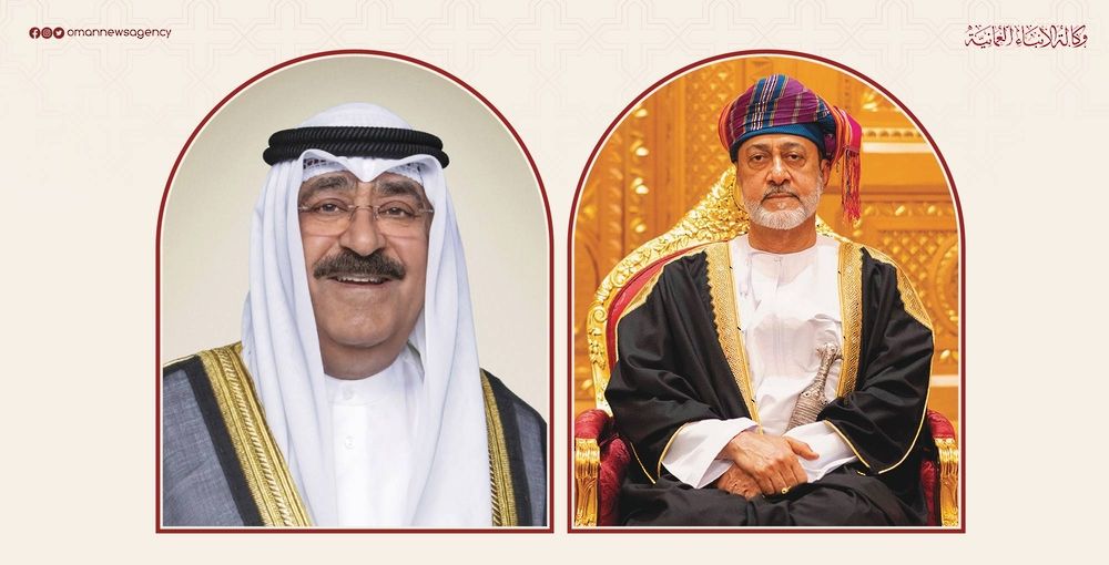 جلالةُ السُّلطان يتلقّى برقية شكر من أمير دولة الكويت