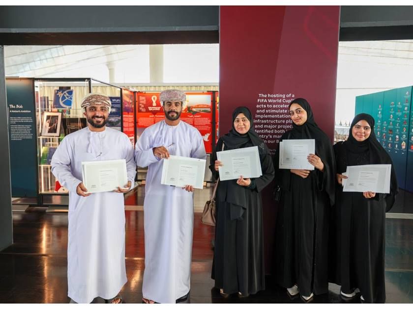 مكتبة قطر الوطنية تستضيف وفدا طلابيا من جامعة السلطان قابوس في برنامج تدريبي مهني