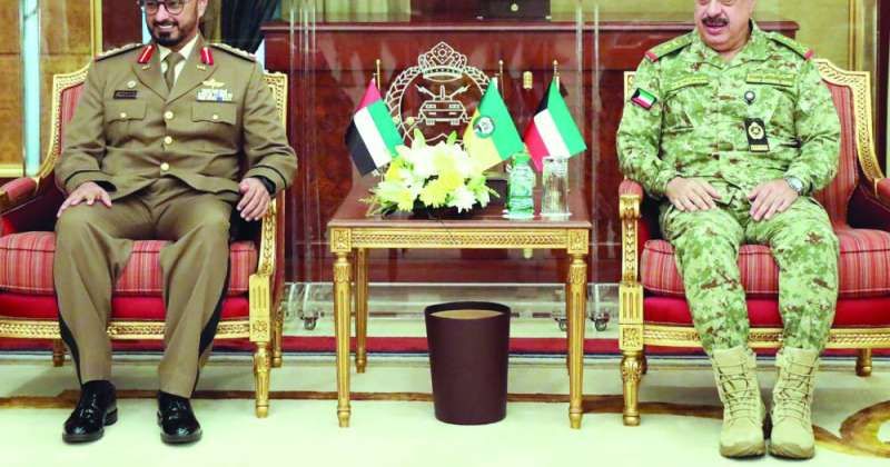 الرفاعي مُستقبلاً نائب رئيس الحرس الوطني الإماراتي