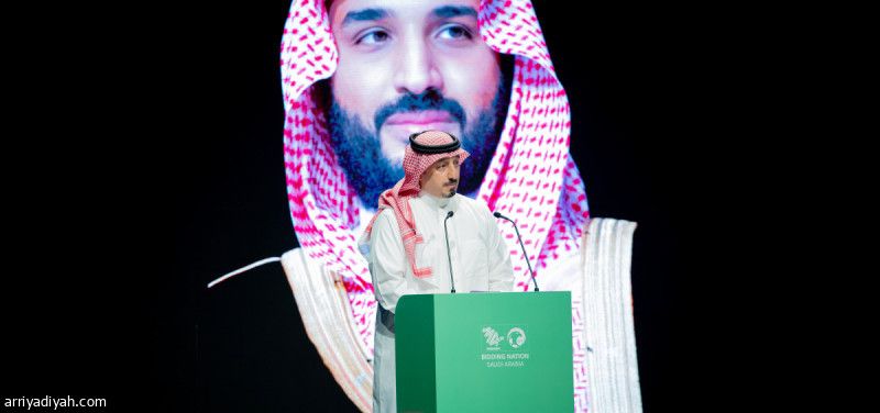 مركز مؤتمرات «ذا لاين» يسحب قرعة كأس العالم