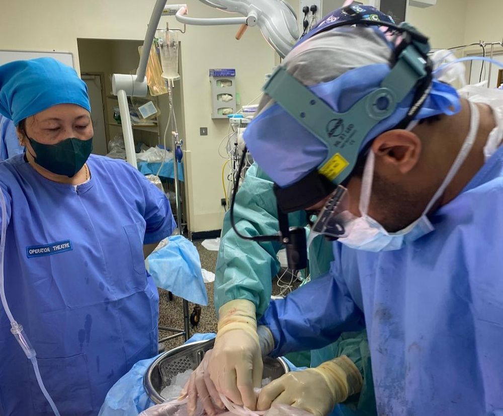 إجراء أول عملية استئصال المرارة لمريض يعاني من إصابة نادرة بدودة الكبد