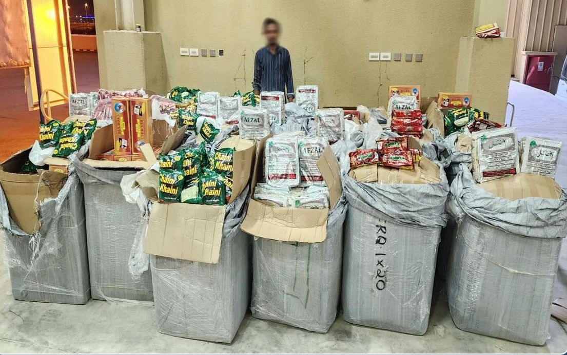 ضبط 2000 كيلوجراماً من مشتقات التبغ بالسيب