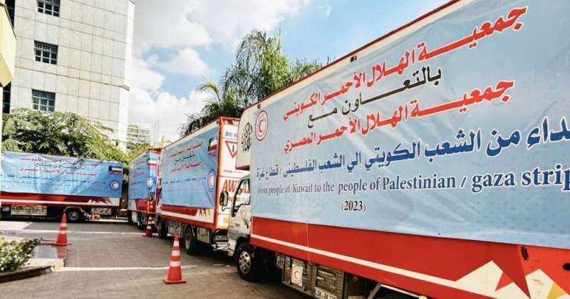 الكويت لم ولن تتوانى عن تقديم المساعدات لأهل غزة