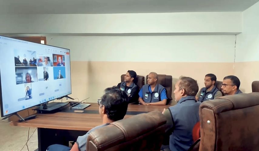 المستشفى الميداني الإماراتي بغزة يجري مناقشات طبية عبر تقنية "ستارلينك"