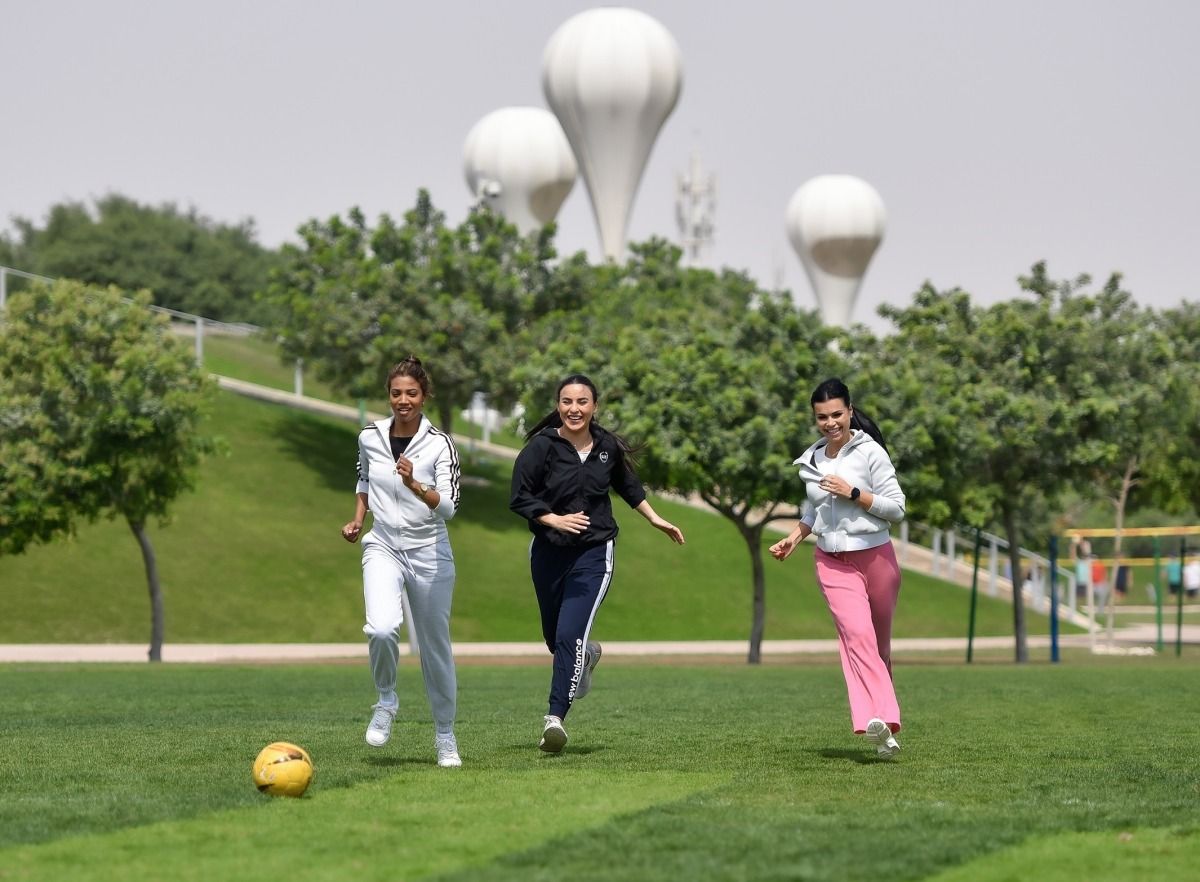 مؤسسة قطر تتيح الفرصة لممارسة تمارين رياضية متعددة