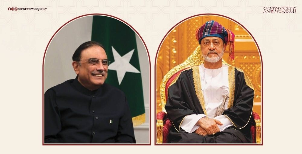 جلالة السُّلطان يهنئ الرئيس الباكستاني