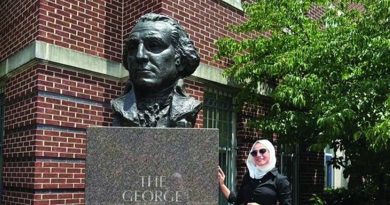 8 طلبة من AUK للدراسة والعمل في جامعتي جورج واشنطن ودارتموث