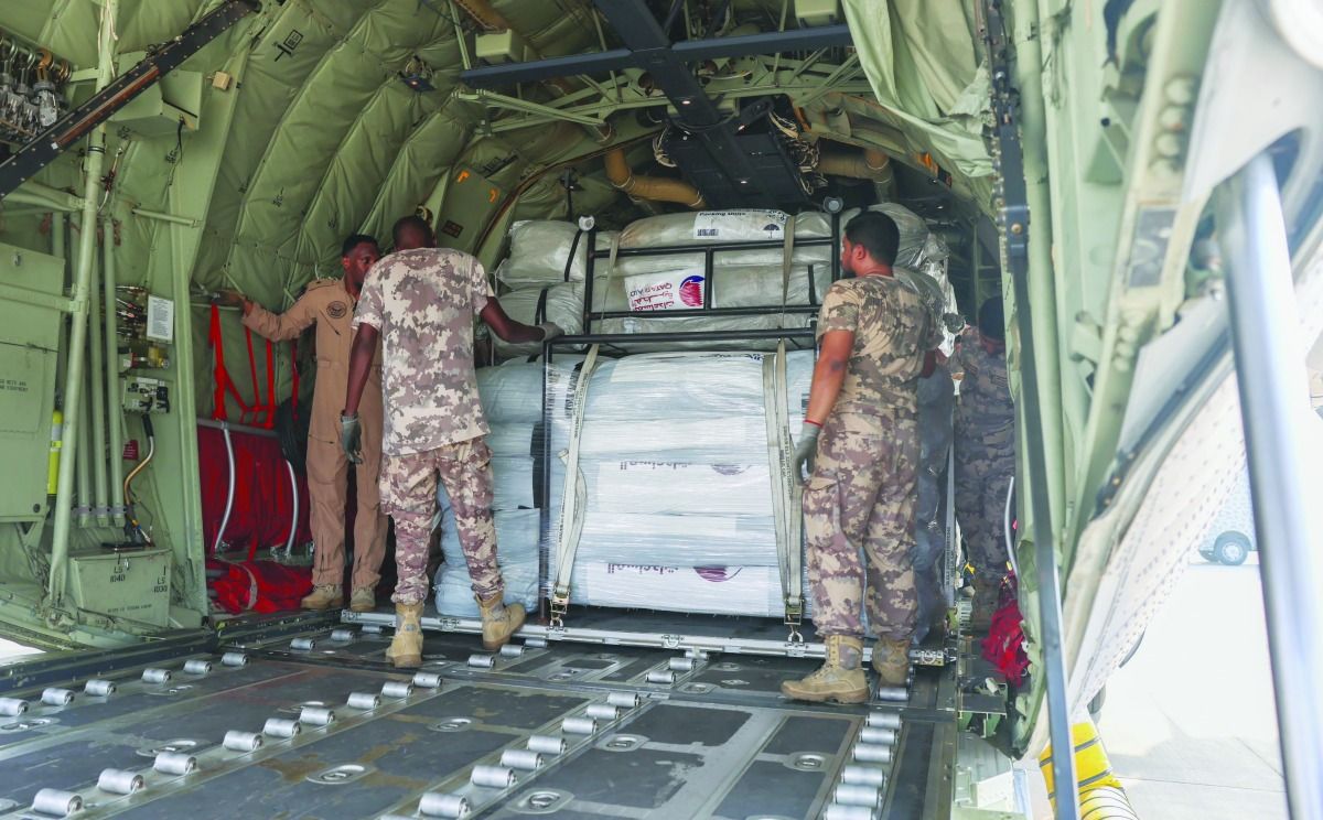 طائرتان قطريتان تصلان إلى بورتسودان لدعم متضرري الفيضانات