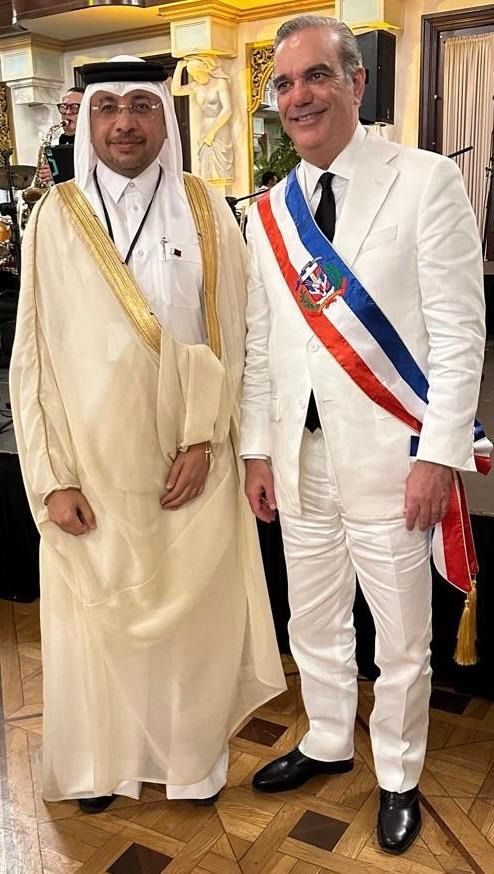 قطر تشارك في حفل تنصيب رئيس الدومينيكان