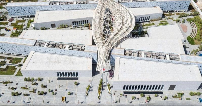 لقطة خارجية لمبنى مركز عبدالله السالم الثقافي