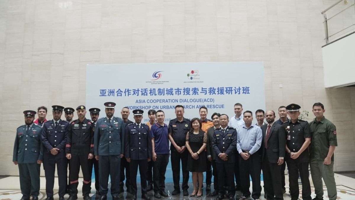 دولة قطر تشارك في ورشة “حوار التعاون الآسيوي في البحث والإنقاذ في المناطق الحضرية” بالصين