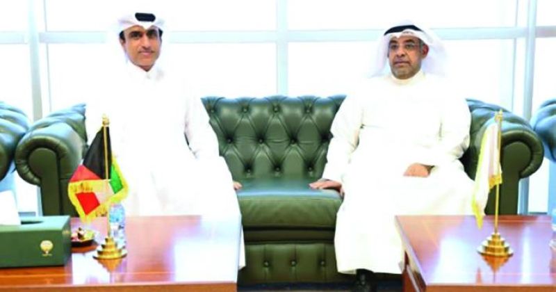 جانب من اللقاء بين العتيبي والعبيدلي