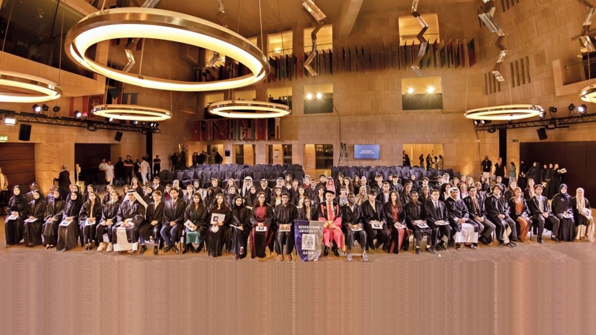 جامعة جورجتاون في قطر تنظم حفل استقبال للطلاب الجدد