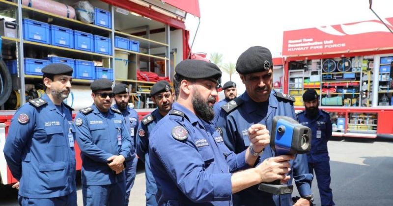 رئيس «الإطفاء» يتفقد مركز الشدادية للمواد الخطرة