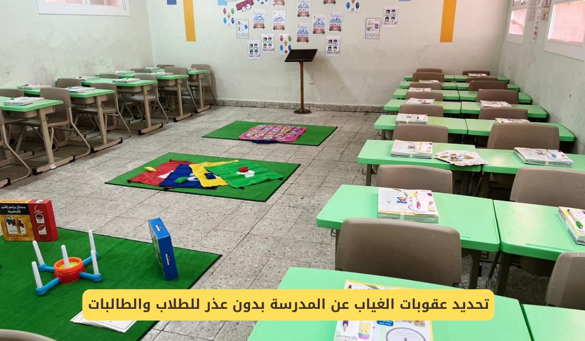 تحديد عقوبات الغياب عن المدرسة بدون عذر للطلاب والطالبات