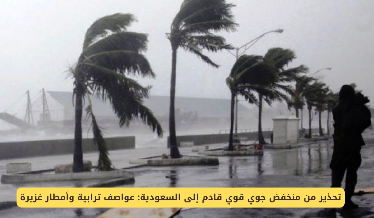 "تحذير" منخفض جوي قوي قادم إلى السعودية: عواصف ترابية وأمطار غزيرة
