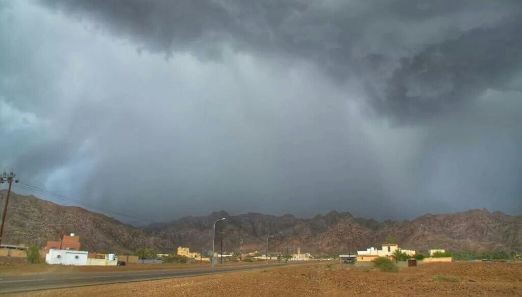 النشرة الأسبوعية لتوقعات تكونات السحب الركامية على جبال الحجر والمناطق المجاورة لها