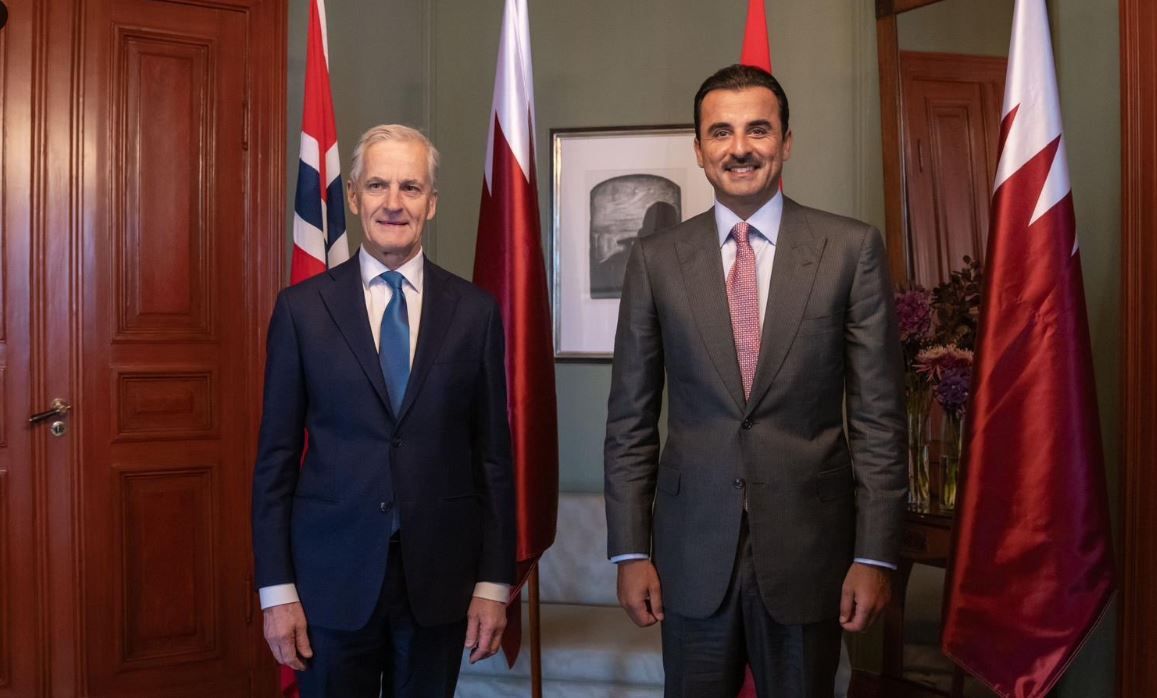 سمو الأمير يؤكد تطلع دولة قطر للارتقاء بمستوى علاقاتها المتميزة مع النرويج