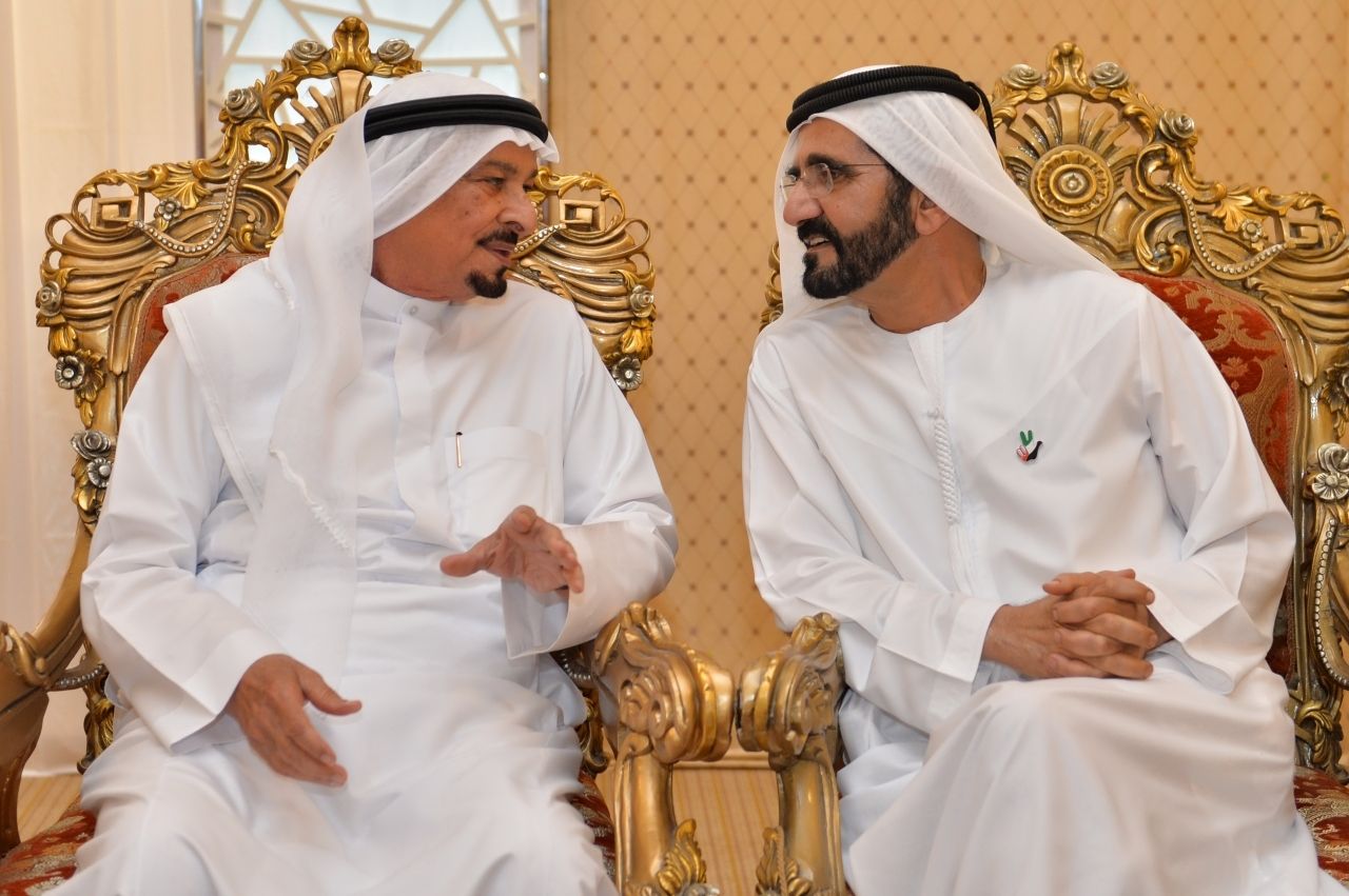محمد بن راشد: أخي الشيخ حميد.. نفخر بك علماً خالداً من أعلام دولتنا