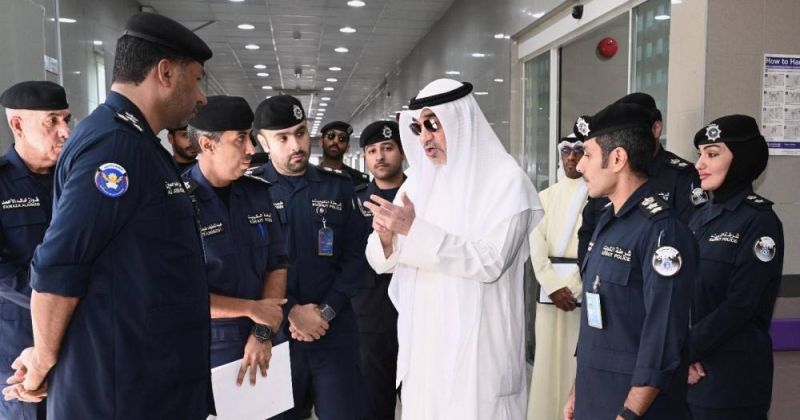 اليوسف يتفقد سير عملية فحص المتقدمين للالتحاق بأكاديمية سعد العبدالله للعلوم الأمنية