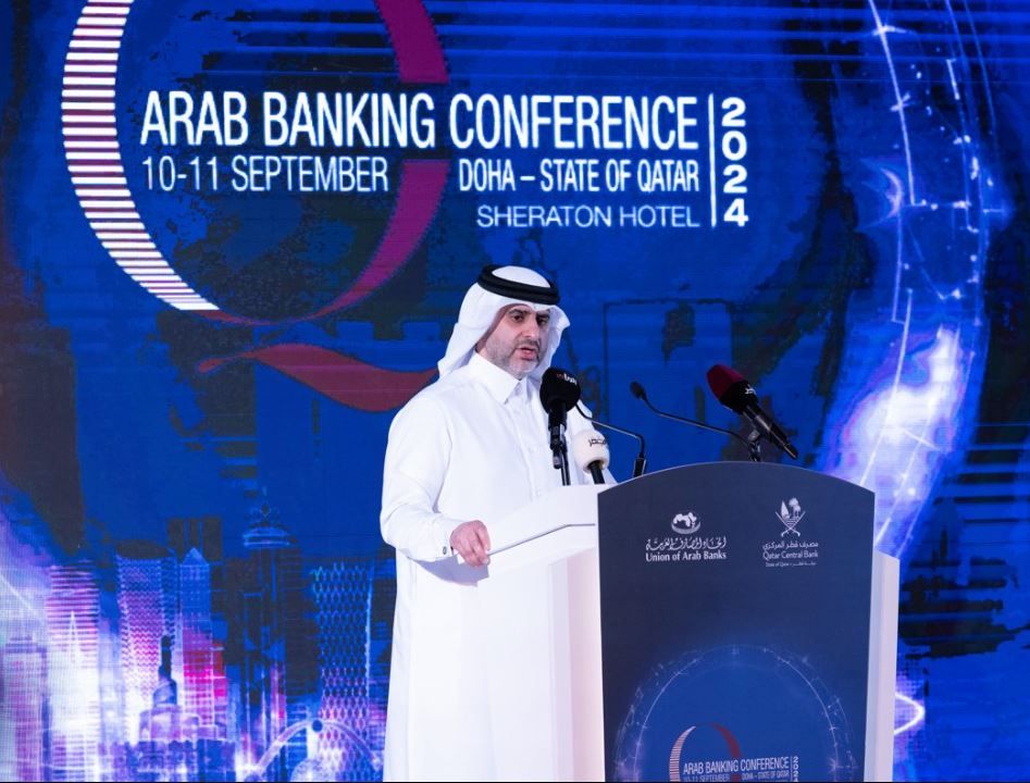 محافظ مصرف قطر المركزي يفتتح المؤتمر المصرفي العربي لعام 2024