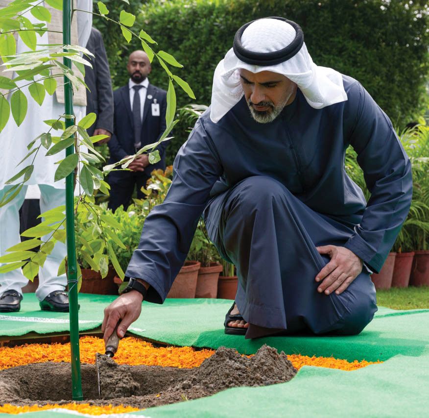 خالد بن محمد ومودي يبحثان العلاقات الاستراتيجية بين الإمارات والهند