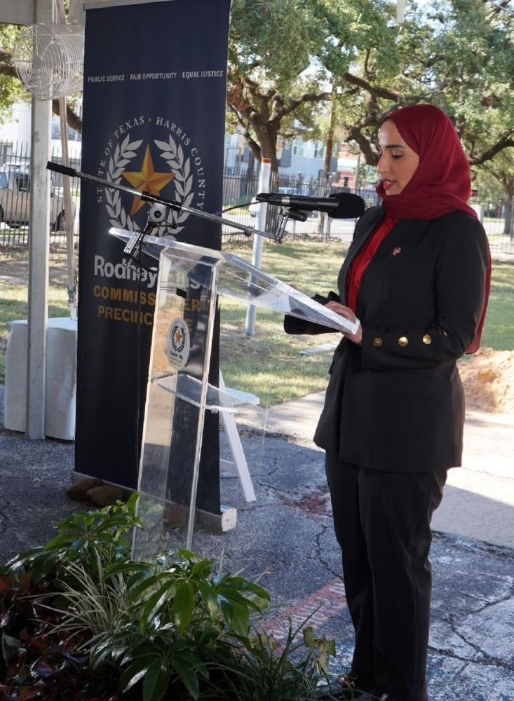 قنصل عام دولة قطر تشارك في وضع حجر الأساس لإعادة تأهيل مستشفى في هيوستن